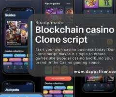 Your Own Blockchain Casino with blockchain casino Clone Scripts