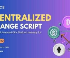 Get Decentralized exchange script at Low cost With Hivelance